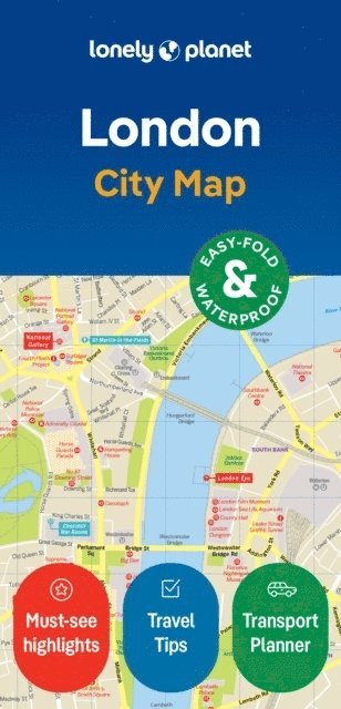 bokomslag Lonely Planet London City Map
