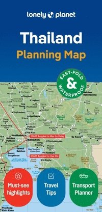 bokomslag Lonely Planet Thailand Planning Map