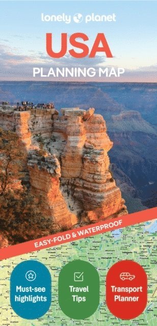 bokomslag Lonely Planet USA Planning Map