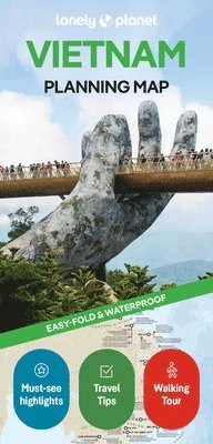 bokomslag Lonely Planet Vietnam Planning Map
