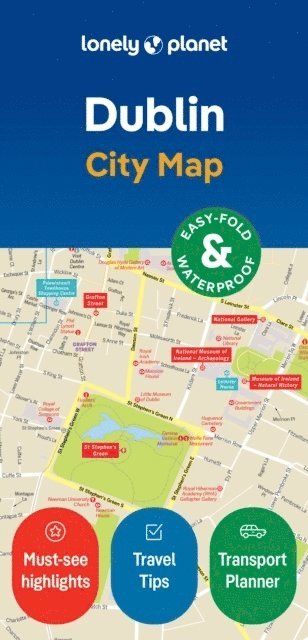 bokomslag Lonely Planet Dublin City Map