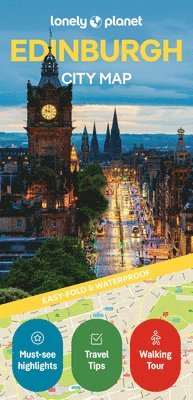 bokomslag Lonely Planet Edinburgh City Map