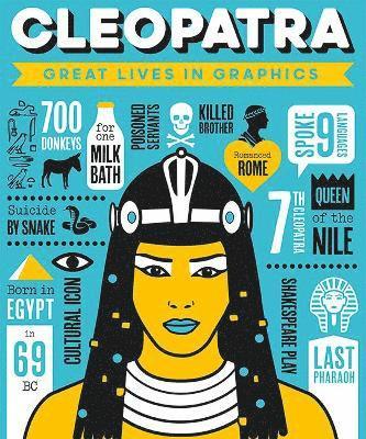 Books Button - Great Lives in Graphics: Cleopatra, Inbunden