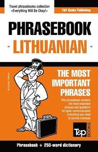 bokomslag English-Lithuanian phrasebook & 250-word mini dictionary
