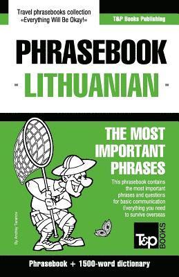 English-Lithuanian phrasebook & 1500-word dictionary 1