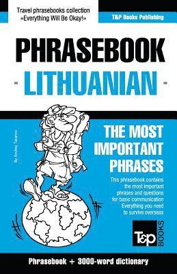 bokomslag English-Lithuanian phrasebook & 3000-word topical vocabulary