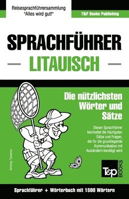 bokomslag Sprachfhrer Deutsch-Litauisch und Kompaktwrterbuch mit 1500 Wrtern