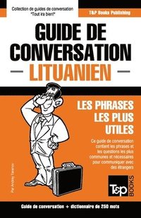 bokomslag Guide de conversation Francais-Lituanien et mini dictionnaire de 250 mots