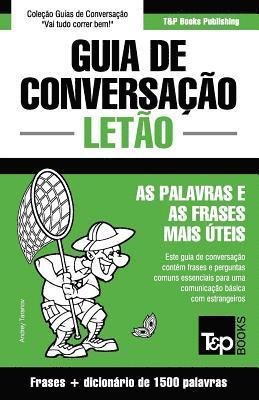bokomslag Guia de Conversação Português-Letão e dicionário conciso 1500 palavras