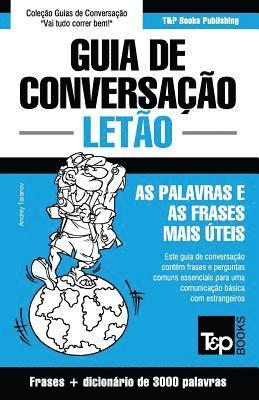 bokomslag Guia de Conversacao Portugues-Letao e vocabulario tematico 3000 palavras