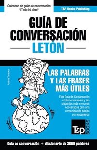 bokomslag Gua de Conversacin Espaol-Letn y vocabulario temtico de 3000 palabras