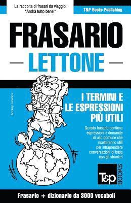 bokomslag Frasario Italiano-Lettone e vocabolario tematico da 3000 vocaboli