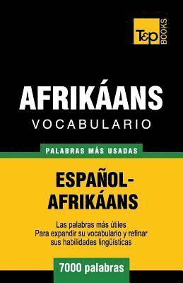 bokomslag Vocabulario Español-Afrikáans - 7000 palabras más usadas