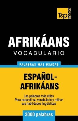 bokomslag Vocabulario Español-Afrikáans - 3000 palabras más usadas