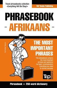 bokomslag English-Afrikaans phrasebook and 250-word mini dictionary