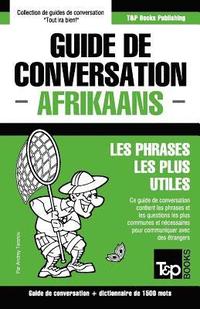 bokomslag Guide de conversation Francais-Afrikaans et dictionnaire concis de 1500 mots