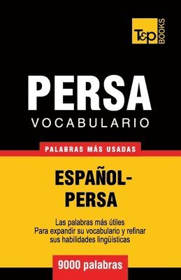 bokomslag Vocabulario Espaol-Persa - 9000 palabras ms usadas