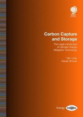Dirk Uwer, Daniel Zimmer - Carbon Capture and Storage, Häftad