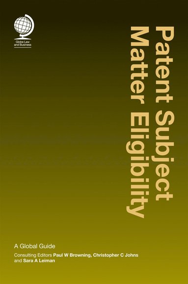 bokomslag Patent Subject Matter Eligibility