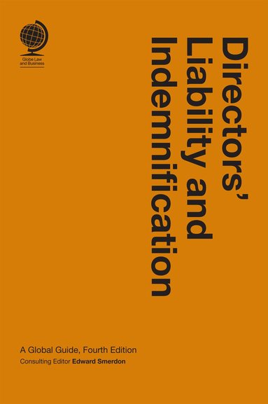 Edward Smerdon - Directors' Liability and Indemnification, Inbunden
