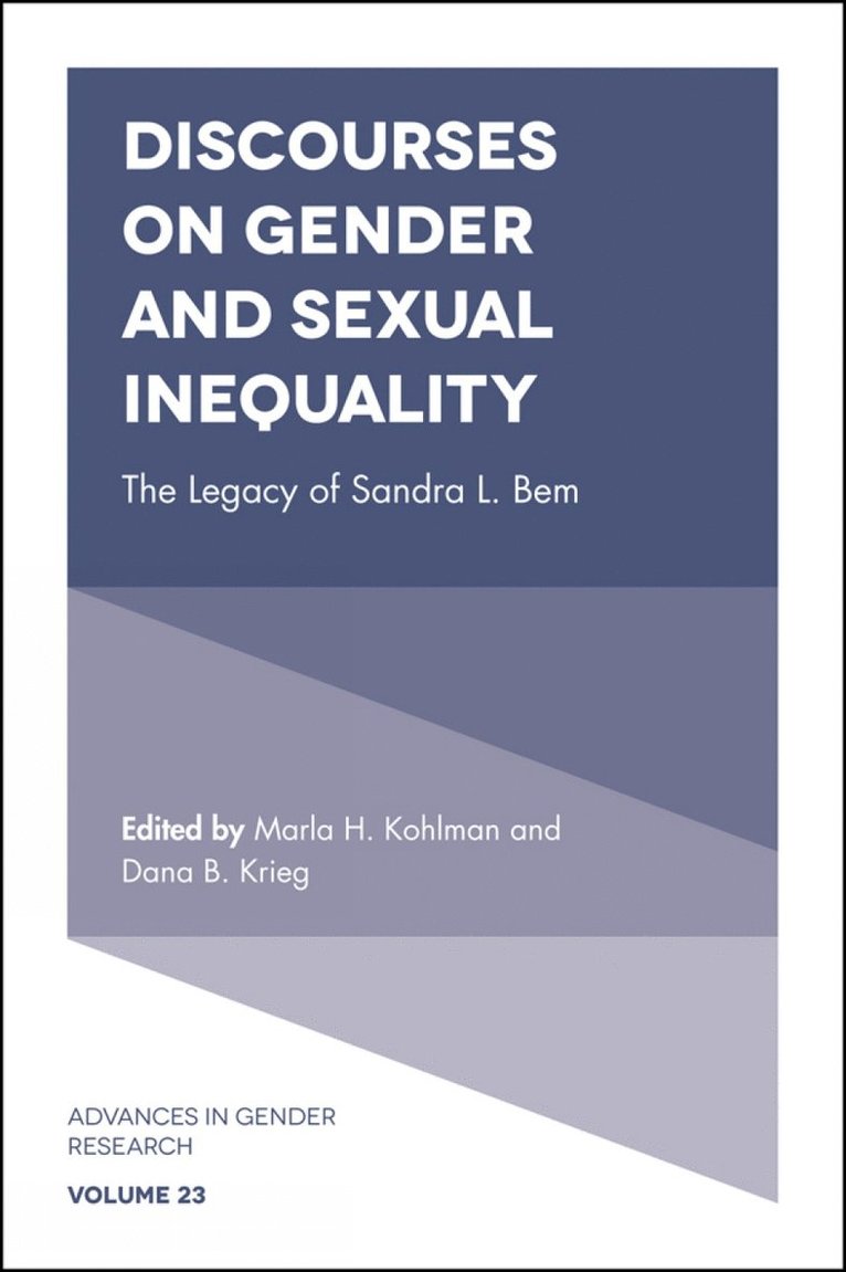 Marla Kohlman, Dana Balsink Krieg, USA) Kohlman, Marla (Kenyon College, USA) Balsink Krieg, Dana (Kenyon College, Dana Balsink Krieg - Discourses on Gender and Sexual Inequality, Inbunden