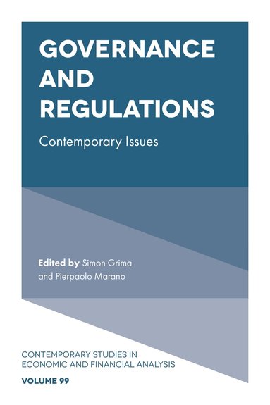Pierpaolo Marano, Simon Grima - Governance and Regulations, Inbunden