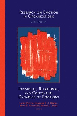 bokomslag Individual, Relational, and Contextual Dynamics of Emotions