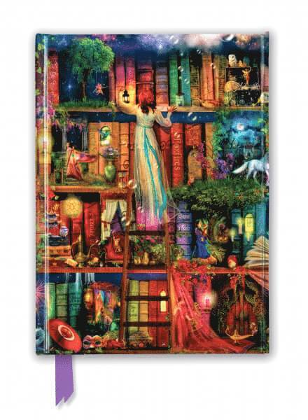 Anteckningsbok 22x16cm linjerad Aimee Stewar : Treasure Hunt Bookshelves, Övrigt