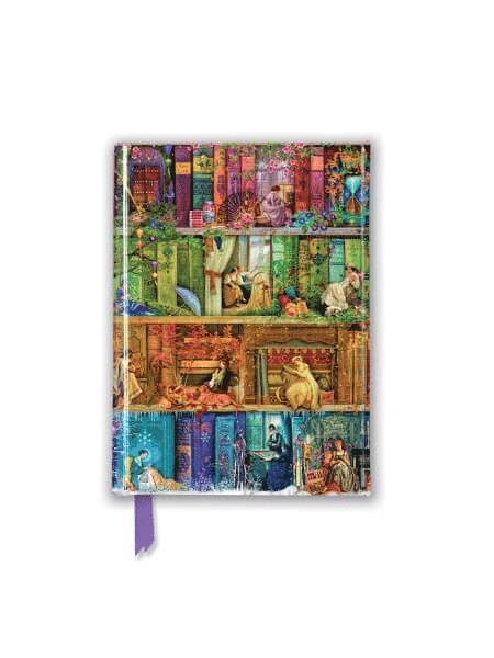 Anteckningsbok 15x11cm - A Stitch in Time Bookshelf 1