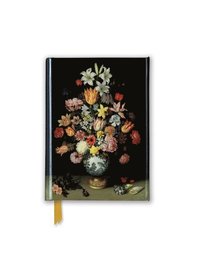 Anteckningsbok 15x11cm linjerad National Gallery: Bosschaert - Still life of Flowers