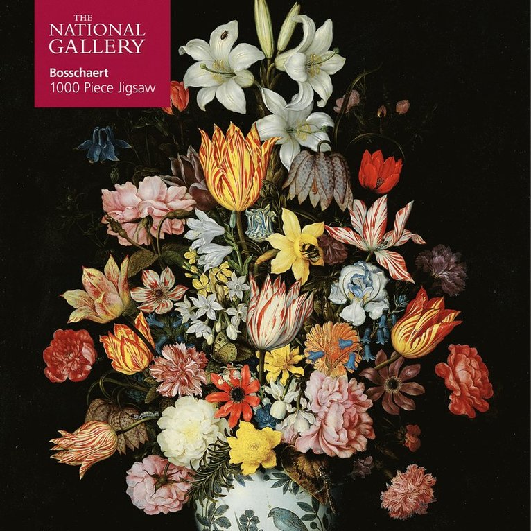 Pussel 1000 bitar National Gallery Bosschaeart the Elder: A Still Life of Flowers