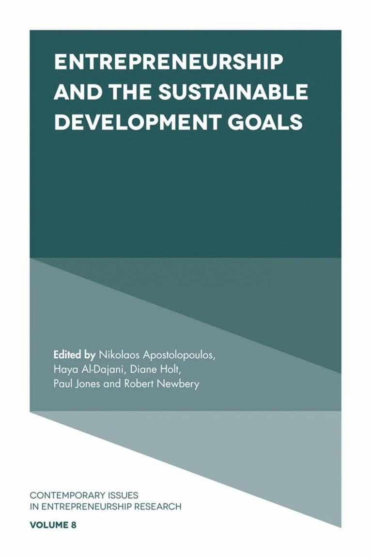 Entrepreneurship and the Sustainable Development Goals 1