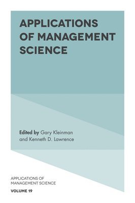 bokomslag Applications of Management Science