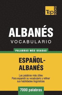bokomslag Vocabulario Español-Albanés - 7000 palabras más usadas