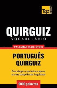 bokomslag Vocabulrio Portugus-Quirguiz - 9000 palavras mais teis