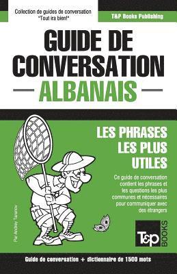 bokomslag Guide de conversation Français-Albanais et dictionnaire concis de 1500 mots