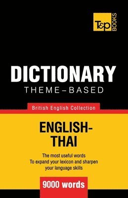 Theme-based dictionary British English-Thai - 9000 words 1