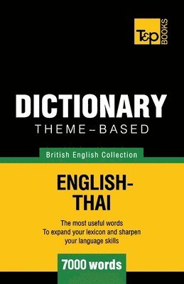 bokomslag Theme-based dictionary British English-Thai - 7000 words