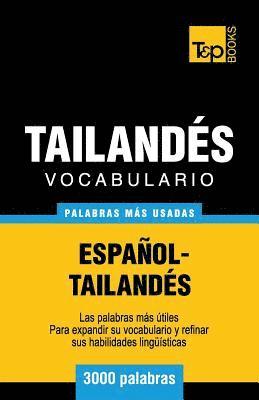 bokomslag Vocabulario Español-Tailandés - 3000 palabras más usadas