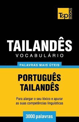 bokomslag Vocabulrio Portugus-Tailands - 3000 palavras mais teis