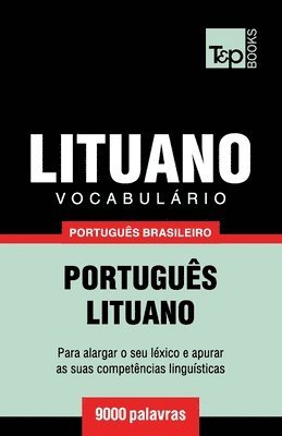 bokomslag Vocabulario Portugues Brasileiro-Lituano - 9000 palavras