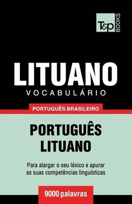 bokomslag Vocabulário Português Brasileiro-Lituano - 9000 palavras