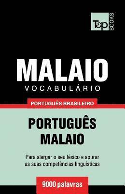bokomslag Vocabulário Português Brasileiro-Malaio - 9000 palavras