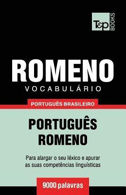 bokomslag Vocabulário Português Brasileiro-Romeno - 9000 palavras
