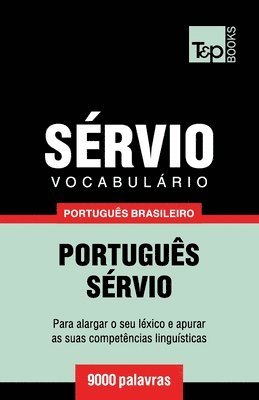 bokomslag Vocabulário Português Brasileiro-Sérvio - 9000 palavras