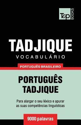 bokomslag Vocabulário Português Brasileiro-Tadjique - 9000 palavras
