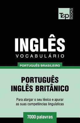 bokomslag Vocabulário Português Brasileiro-Inglês britânico - 7000 palavras