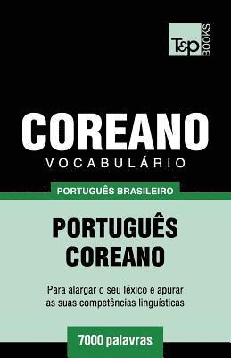 bokomslag Vocabulario Portugues Brasileiro-Coreano - 7000 palavras