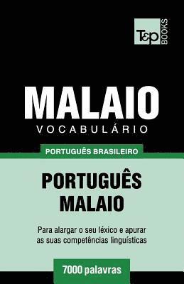 bokomslag Vocabulário Português Brasileiro-Malaio - 7000 palavras