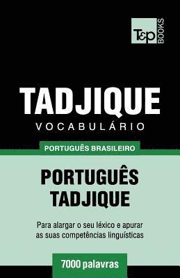 bokomslag Vocabulrio Portugus Brasileiro-Tadjique - 7000 palavras